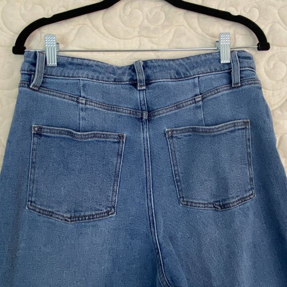 R Jeans Wide Leg Blue Jeans Size 29 Tall High Rise - Picture 4 of 10